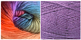 ZINNIA + LILAC - Falling Leaves Shawl CAL